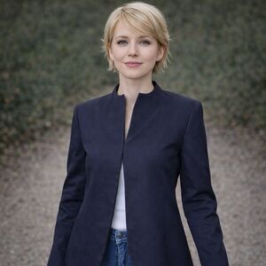 Emmanuel Ungaro Fitted Minimalist Grey Jacket